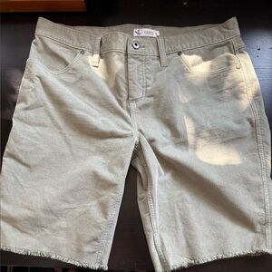 Carve Designs Olive Green  cord corduroy Women's Bermudas shorts